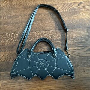 Black Spider Web Handbag brand new